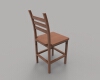 mohogany-chair-建筑-家具-工业CAD模型-3D城