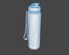 uzspace-plastic-sports-water-bottle-1000ml-tritan-bpa-free-leak-proof-cycling-riding-for-outdoor-文体生活-日用品-工业CAD模型-3D城