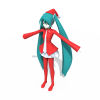 圣诞服初音-角色人体-角色-VR/AR模型-3D城
