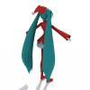圣诞服初音-角色人体-角色-VR/AR模型-3D城