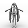 圣诞服初音-角色人体-角色-VR/AR模型-3D城