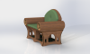 Craftsman Style Loveseat-建筑-客厅-工业CAD模型-3D城