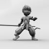 卡通 猴子-角色人体-角色-VR/AR模型-3D城