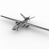 美军MQ-9死神无人机-飞机-军事飞机-VR/AR模型-3D城