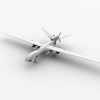 美军MQ-9死神无人机-飞机-军事飞机-VR/AR模型-3D城