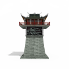 塔-建筑-古建筑-VR/AR模型-3D城