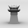 塔-建筑-古建筑-VR/AR模型-3D城