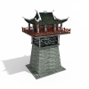 塔-建筑-古建筑-VR/AR模型-3D城