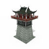 塔-建筑-古建筑-VR/AR模型-3D城