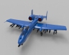 a-10-thunderbolt-ii-军事-战机-工业CAD模型-3D城