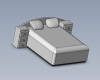bed-建筑-家具-工业CAD模型-3D城