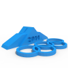 奥运五环连座台架-DIY-3D打印模型-3D城