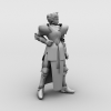 英雄王-角色人体-角色-VR/AR模型-3D城