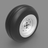 nose-landing-gear-tire-飞机-飞机部件-工业CAD模型-3D城