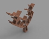 tree-bookshelf-建筑-家具-工业CAD模型-3D城