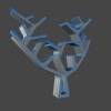 tree-bookshelf-建筑-家具-工业CAD模型-3D城