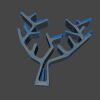 tree-bookshelf-建筑-家具-工业CAD模型-3D城