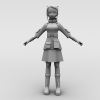 吉泽尔科雷特-角色人体-角色-VR/AR模型-3D城