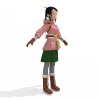 吉泽尔科雷特-角色人体-角色-VR/AR模型-3D城
