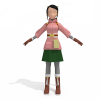吉泽尔科雷特-角色人体-角色-VR/AR模型-3D城