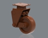 Caster Shock Absorbing without load - Wheel Assembly V2-工业设备-其它-工业CAD模型-3D城