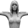 女人-角色人体-女人-VR/AR模型-3D城
