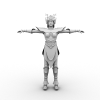 小龙女3级-角色人体-角色-VR/AR模型-3D城