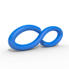 无穷大符号-DIY-3D打印模型-3D城