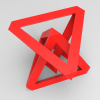 Intersecting Tetrahedrons-袖珍&收藏-3D打印模型-3D城