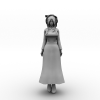 小女孩-角色人体-角色-VR/AR模型-3D城