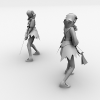 真三国无双5孙尚香-角色人体-女人-VR/AR模型-3D城