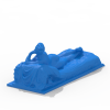 斜倚奈德-艺术-3D打印模型-3D城