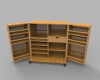 wooden-bar-cabinet-建筑-家具-工业CAD模型-3D城