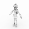 小女孩萝莉-角色人体-角色-VR/AR模型-3D城
