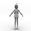 小女孩萝莉-角色人体-角色-VR/AR模型-3D城