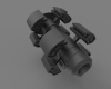 X gun-军事-枪炮-工业CAD模型-3D城
