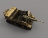 T82敞篷反坦克炮-军事-装备-VR/AR模型-3D城
