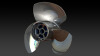 Outboard Propeler-飞机-飞机部件-工业CAD模型-3D城