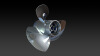 Outboard Propeler-飞机-飞机部件-工业CAD模型-3D城