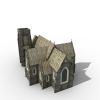 古代房子-建筑-古建筑-VR/AR模型-3D城