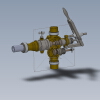 engine feed water injector-工业设备-零部件-工业CAD模型-3D城