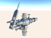 engine feed water injector-工业设备-零部件-工业CAD模型-3D城