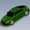 audi-car-汽车-轿车-工业CAD模型-3D城