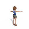 小男孩-角色人体-角色-VR/AR模型-3D城