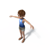 小男孩-角色人体-角色-VR/AR模型-3D城