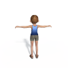 小男孩-角色人体-角色-VR/AR模型-3D城
