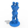 闺蜜-艺术-3D打印模型-3D城