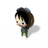 路飞-角色人体-角色-VR/AR模型-3D城