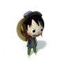 路飞-角色人体-角色-VR/AR模型-3D城
