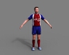 足球运动员-角色人体-男人-VR/AR模型-3D城